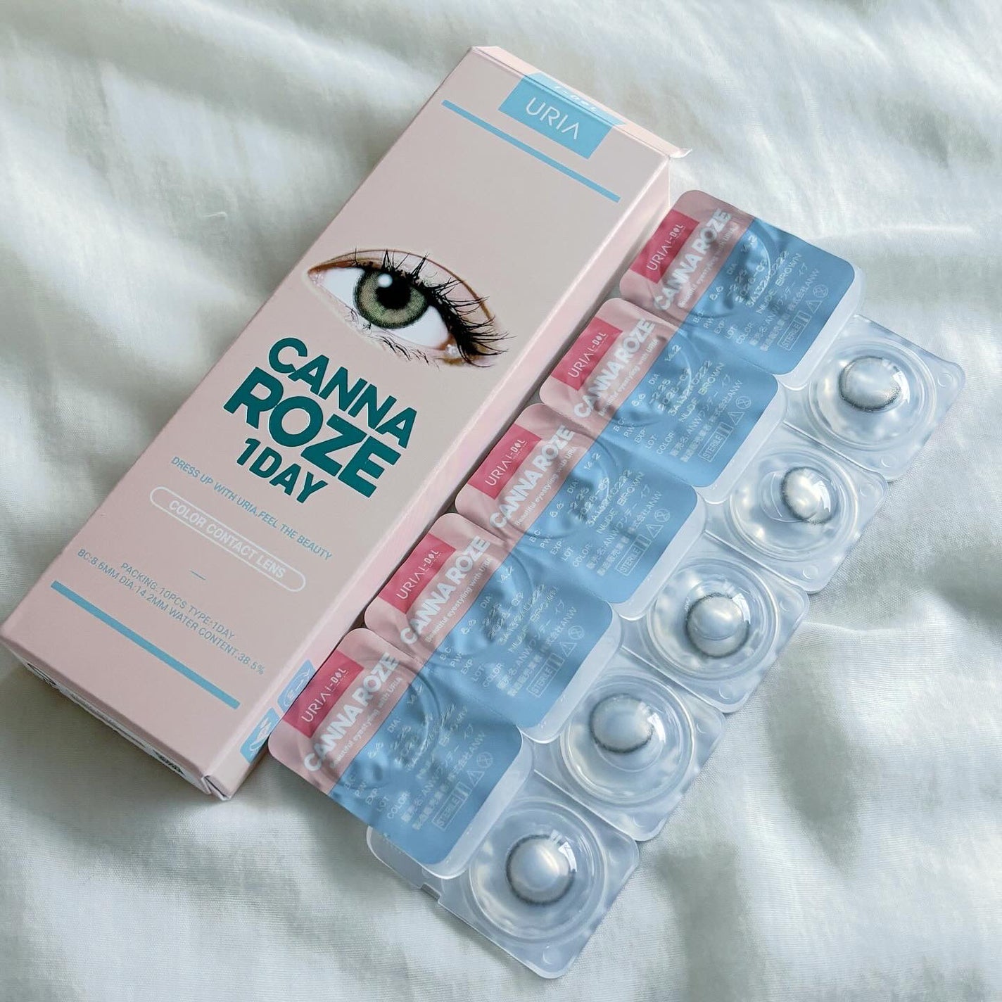 CANNA ROZE 1DAY/URIA i-DOL/ワンデー(1DAY)カラコンを使ったクチコミ(1枚目)