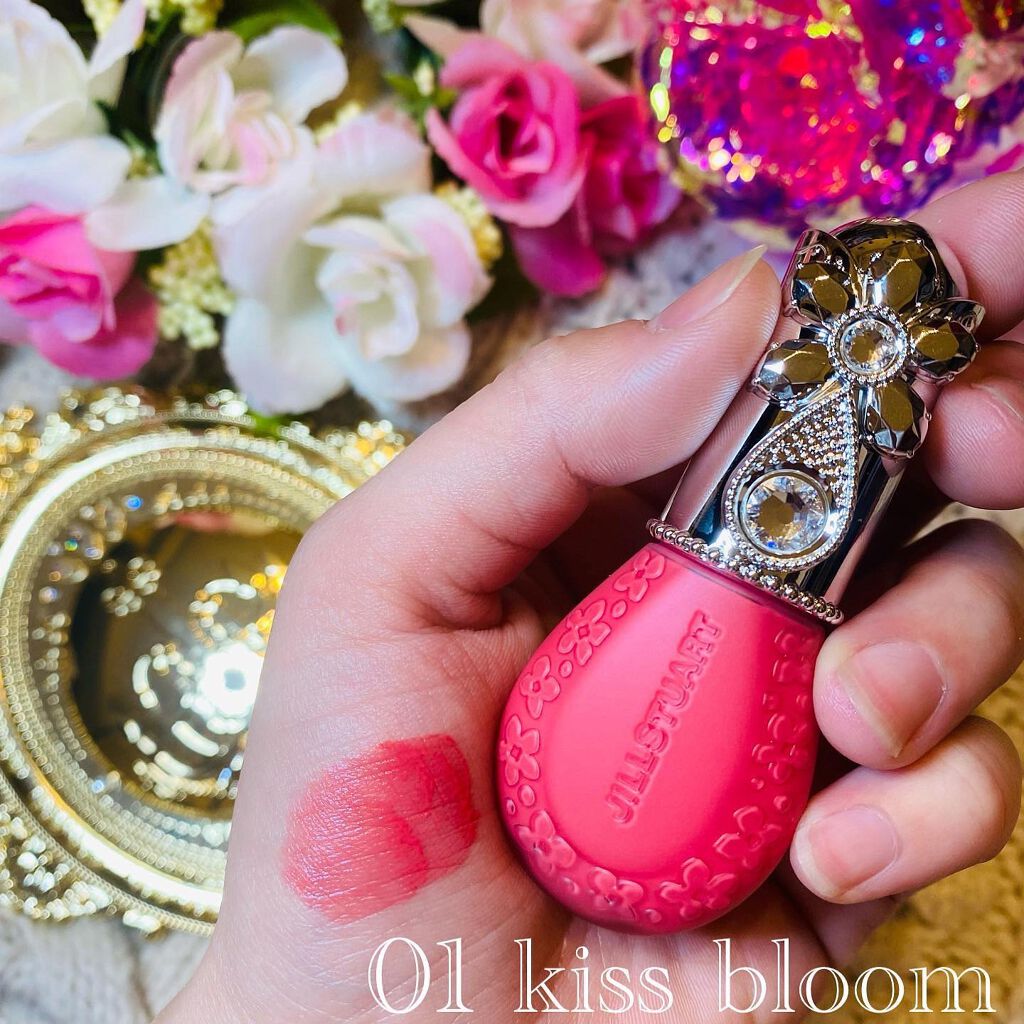 ジルスチュアート ブルームドロップ リップ＆チーク シフォン/JILL STUART/リキッドチークを使ったクチコミ（2枚目）