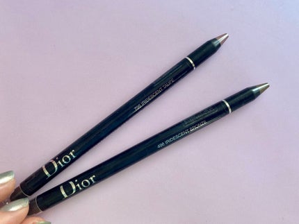 ディオールショウ 24H スティロ ウォータープルーフ 796 イリディセント トープ(2021フォールコレクション限定色)/Dior/ペンシルアイライナーを使ったクチコミ(2枚目)