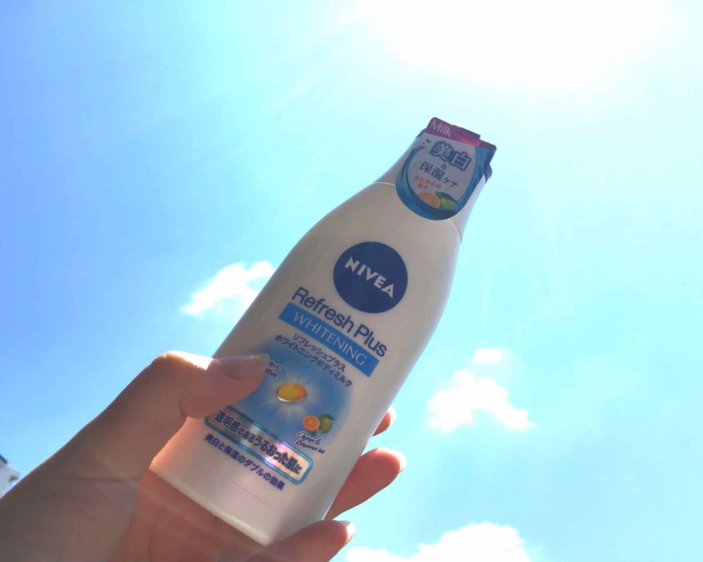 リフレッシュプラス ホワイトニング ボディミルク/ニベア/ボディミルクを使ったクチコミ(2枚目)