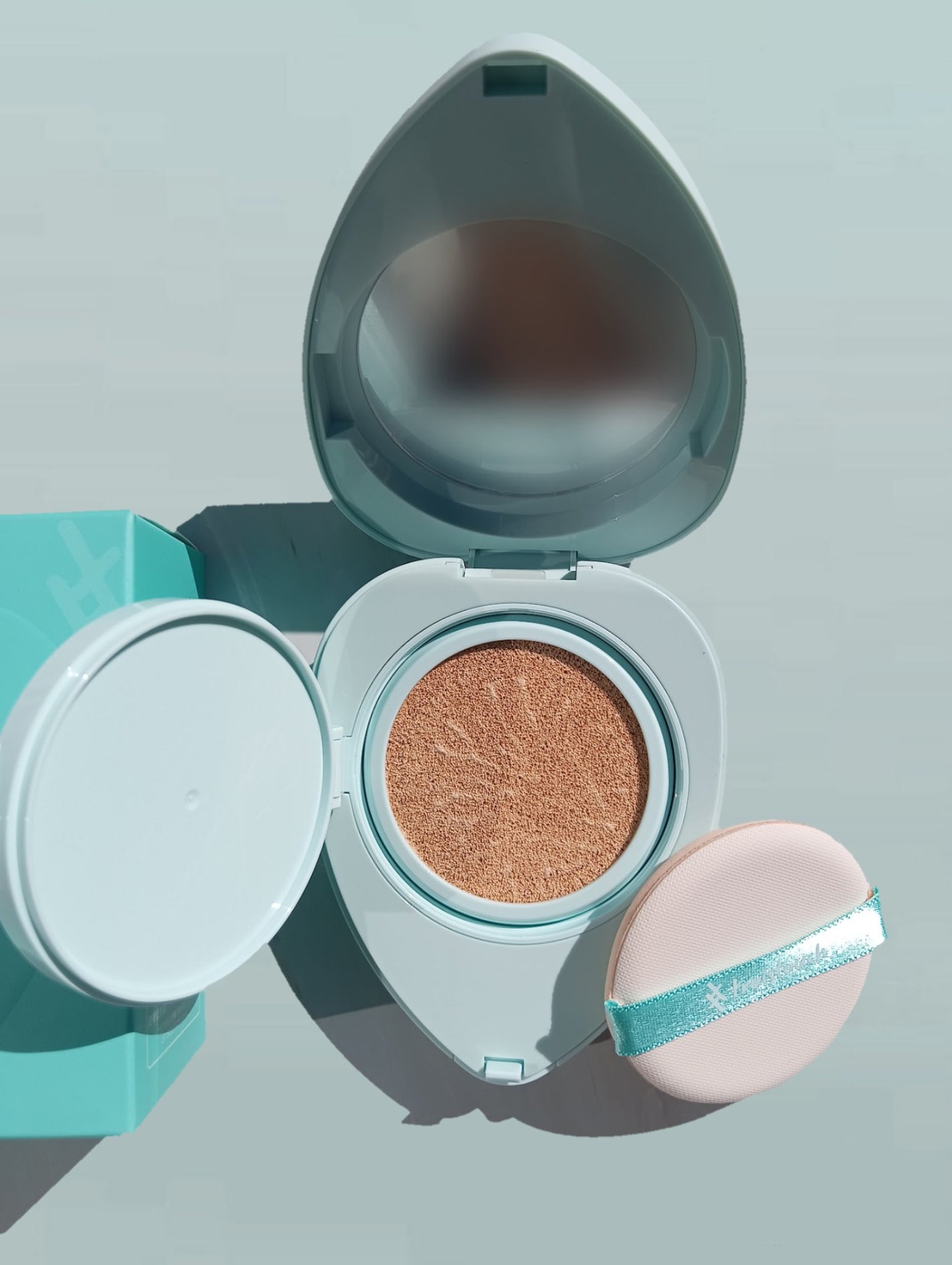 トワタッチ ハートクッション アクアベア/troistouch/クッションファンデーションを使ったクチコミ(3枚目)