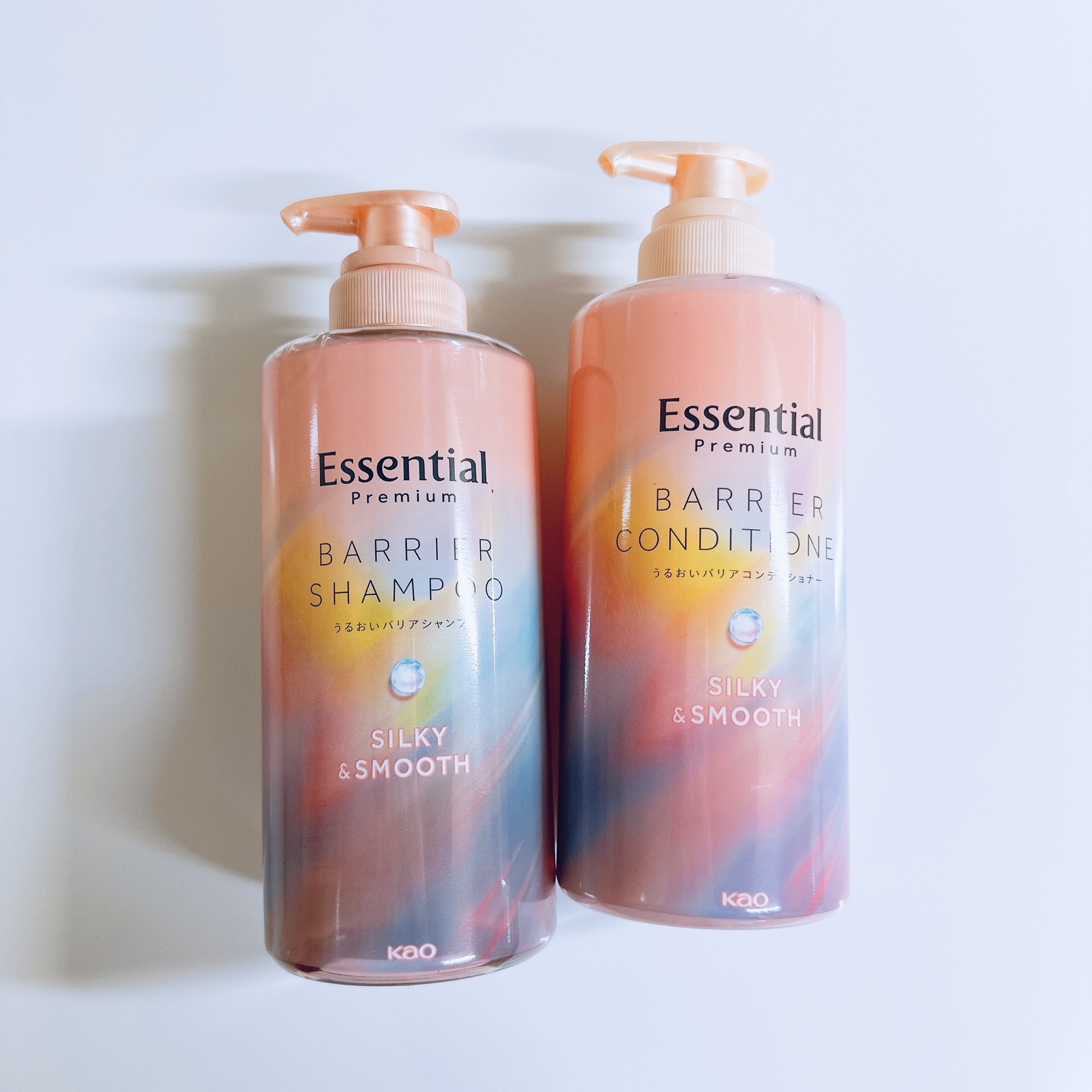エッセンシャルプレミアム バリアシャンプー・コンディショナー シルキー＆スムース/エッセンシャル/市販シャンプーを使ったクチコミ（2枚目）