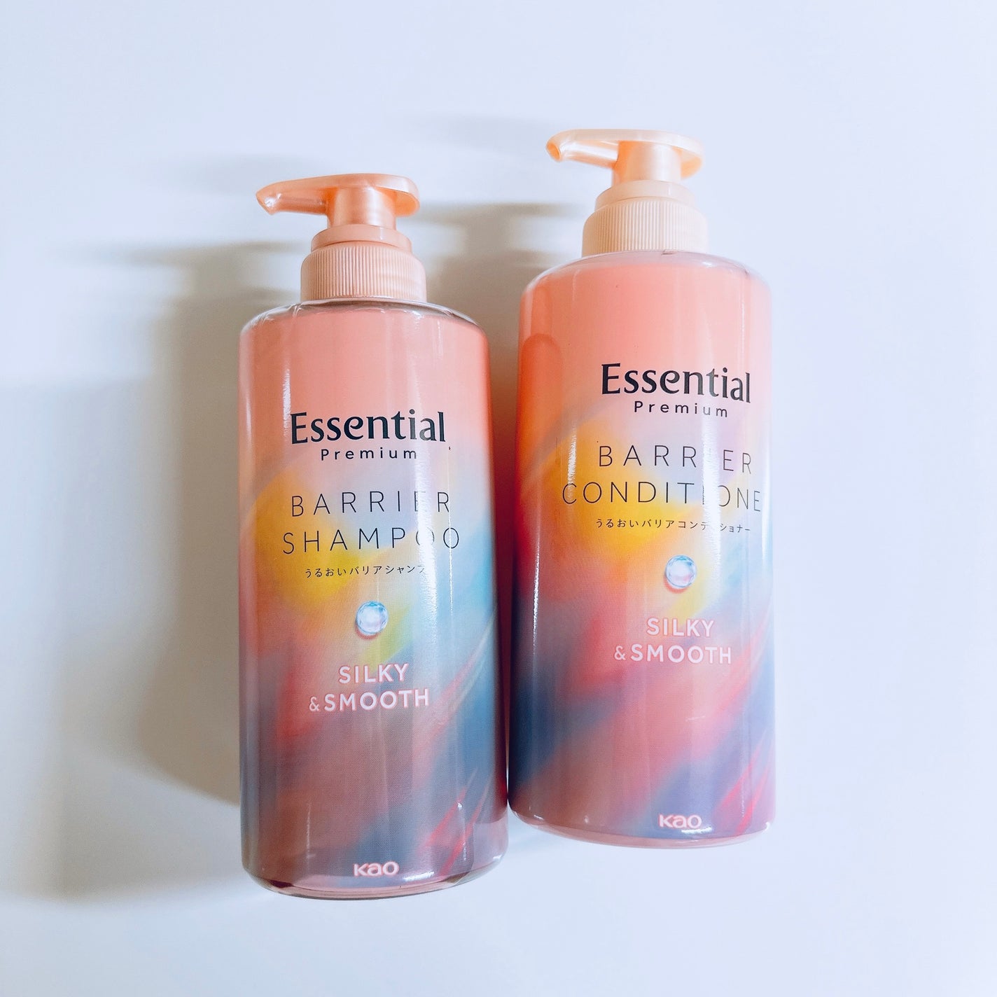 エッセンシャルプレミアム バリアシャンプー・コンディショナー シルキー&スムース/エッセンシャル/市販シャンプーを使ったクチコミ(2枚目)