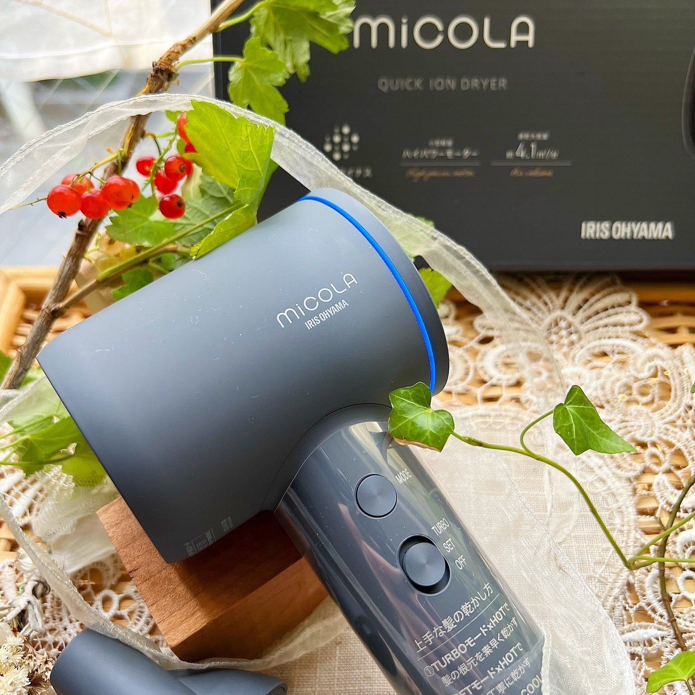 クイックイオンドライヤー HDR-M301/MiCOLA/ドライヤーを使ったクチコミ(6枚目)