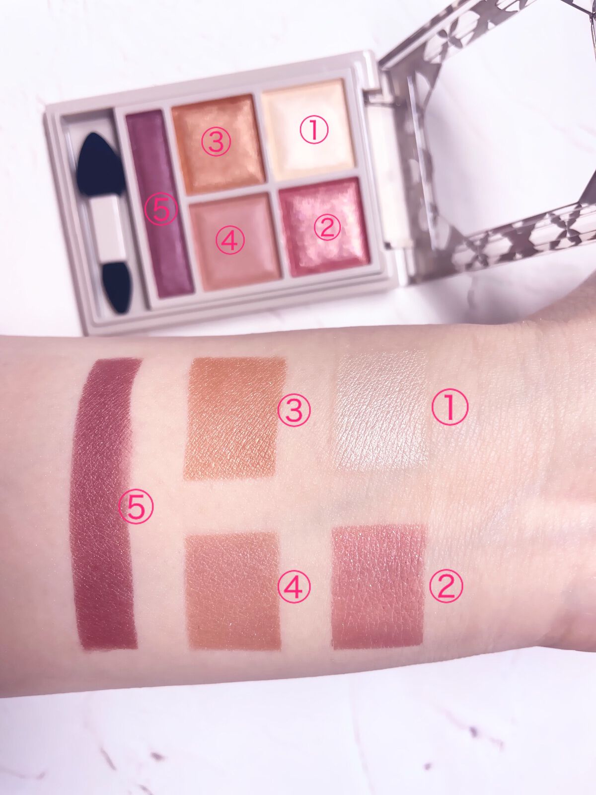 パノラマデザイン アイパレット/Visée/アイシャドウパレットを使ったクチコミ(5枚目)