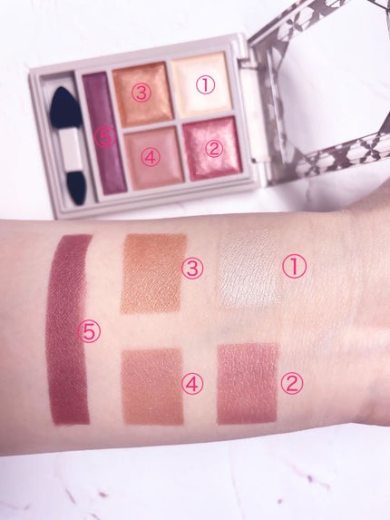 パノラマデザイン アイパレット/Visée/アイシャドウパレットを使ったクチコミ(5枚目)