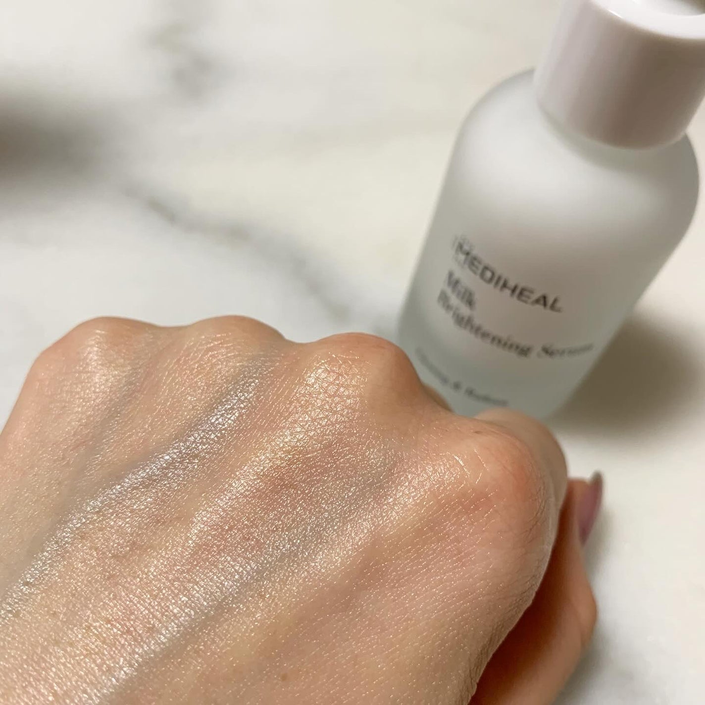 ミルクブライトニングセラム/MEDIHEAL/美容液を使ったクチコミ(4枚目)