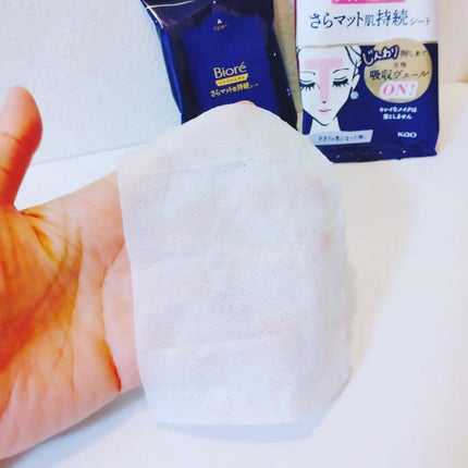 ビオレ メイク持続シート さらマット肌/ビオレ/フェイスシートを使ったクチコミ(3枚目)