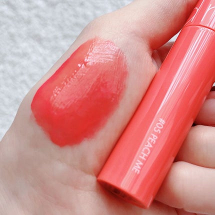 ジューシーラスティングティント/rom&nd/リップティントを使ったクチコミ(2枚目)