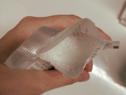 ブルターニュ ナチュラルソルト/アナザートリップ/入浴剤を使ったクチコミ(3枚目)