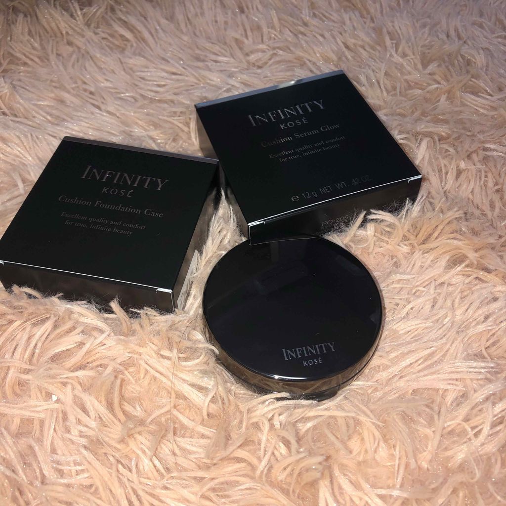 インフィニティ クッション セラム グロウのクチコミ「またインフィニティかよって感じかもしれませんが、紹介します🥺！

コーセーのインフィニティから.....」（1枚目）