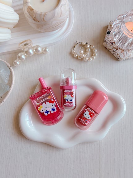 ジェルフィットティント/AMUSE/リップティントを使ったクチコミ(8枚目)