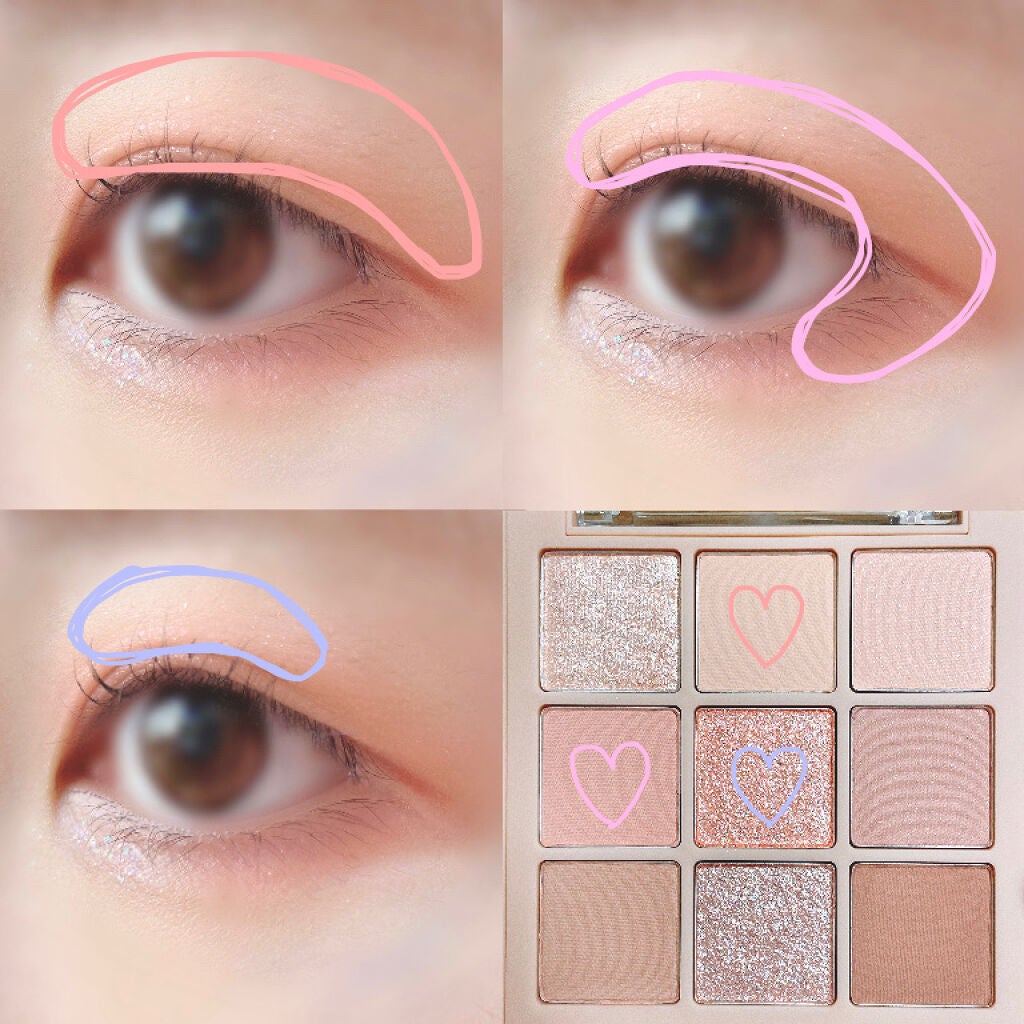 シャドウパレット/dasique/アイシャドウパレットを使ったクチコミ(2枚目)