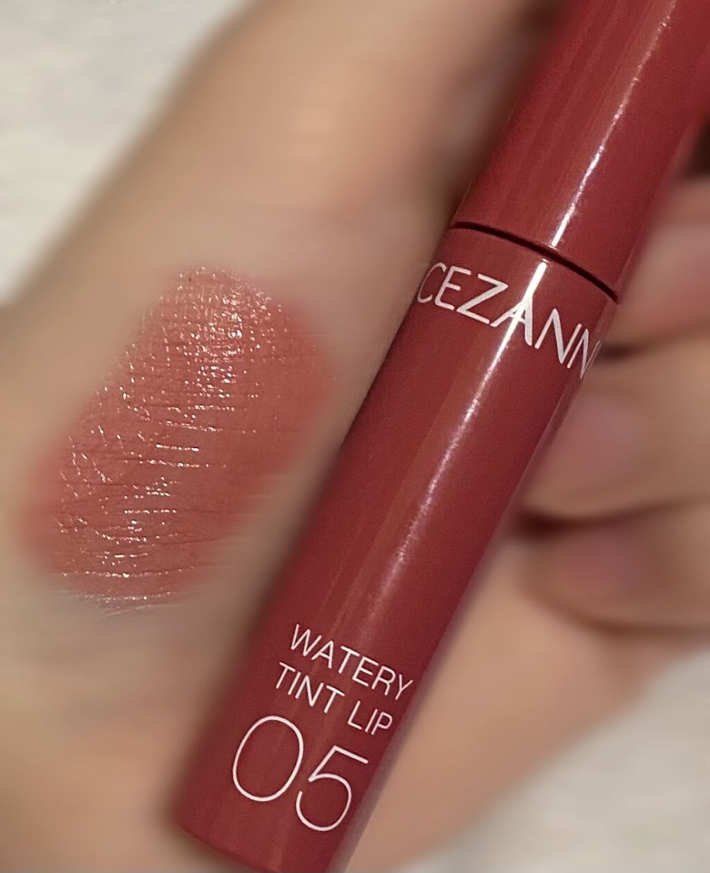 ウォータリーティントリップ/CEZANNE/リップティントを使ったクチコミ(4枚目)