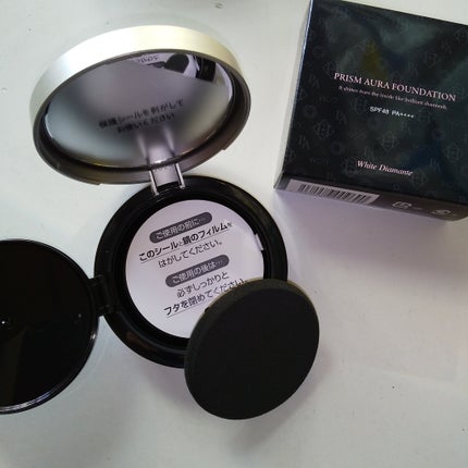 プリズム オーラ ファンデーション/ホワイトディアマンテ/クリーム・エマルジョンファンデーションを使ったクチコミ(4枚目)