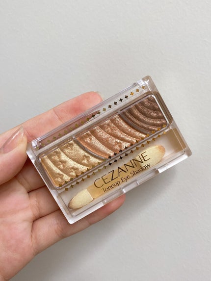 トーンアップアイシャドウ/CEZANNE/アイシャドウパレットを使ったクチコミ(1枚目)