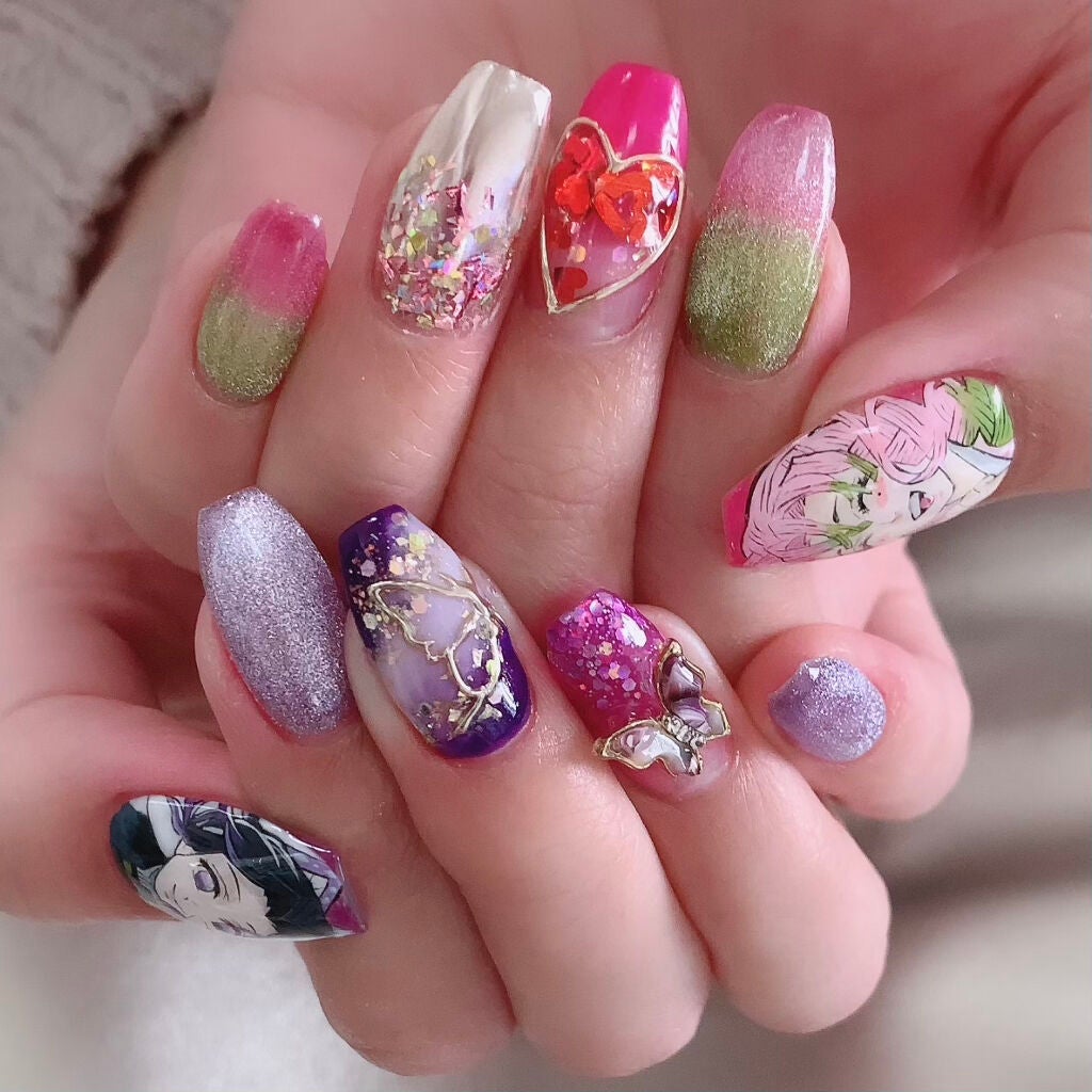 ネイルパーツ/セリア/ネイルチップ・パーツを使ったクチコミ(3枚目)