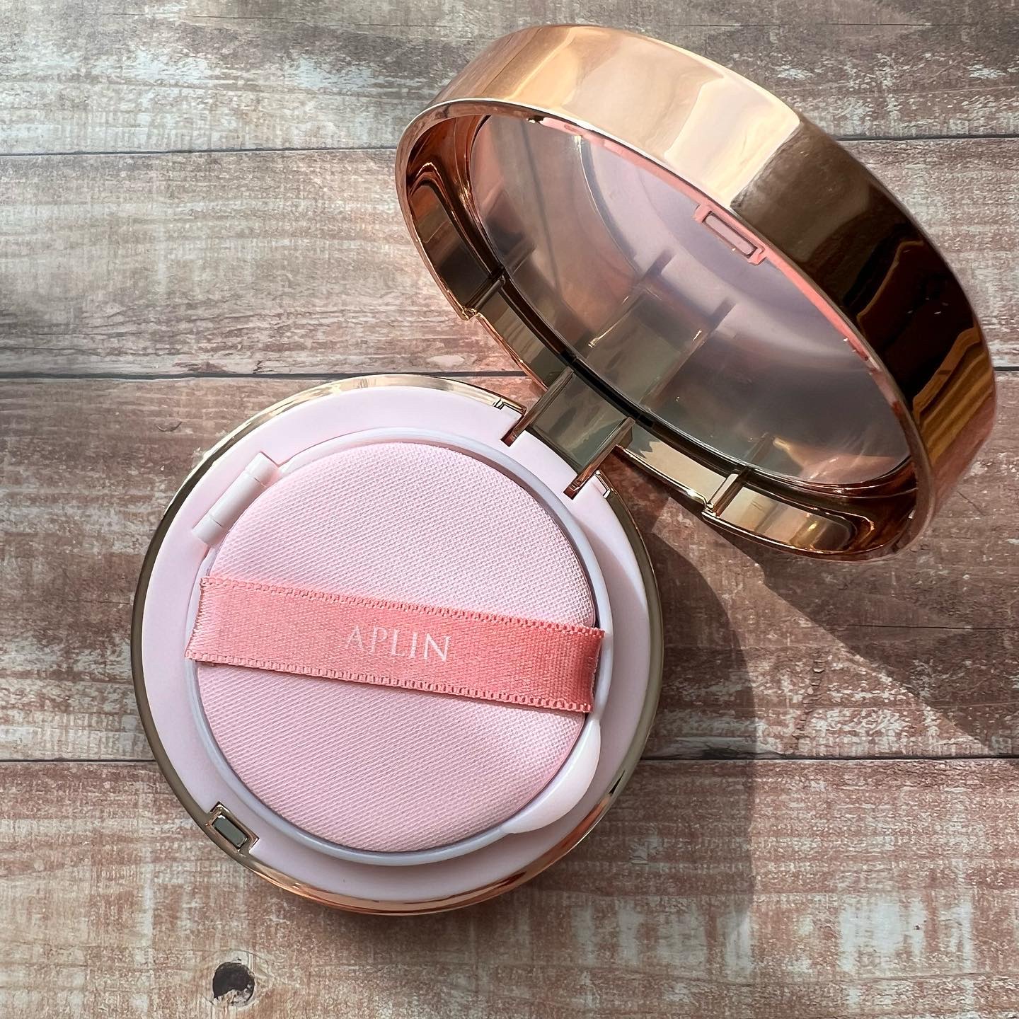 ピンクティーツリーカバープライマークッション/APLIN/クッションファンデーションを使ったクチコミ（2枚目）