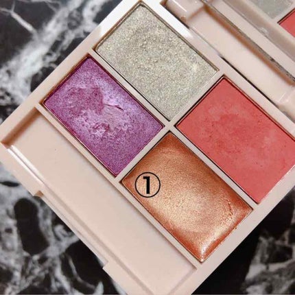 シークレットカラーアイズ/キャンメイク/アイシャドウパレットを使ったクチコミ(2枚目)