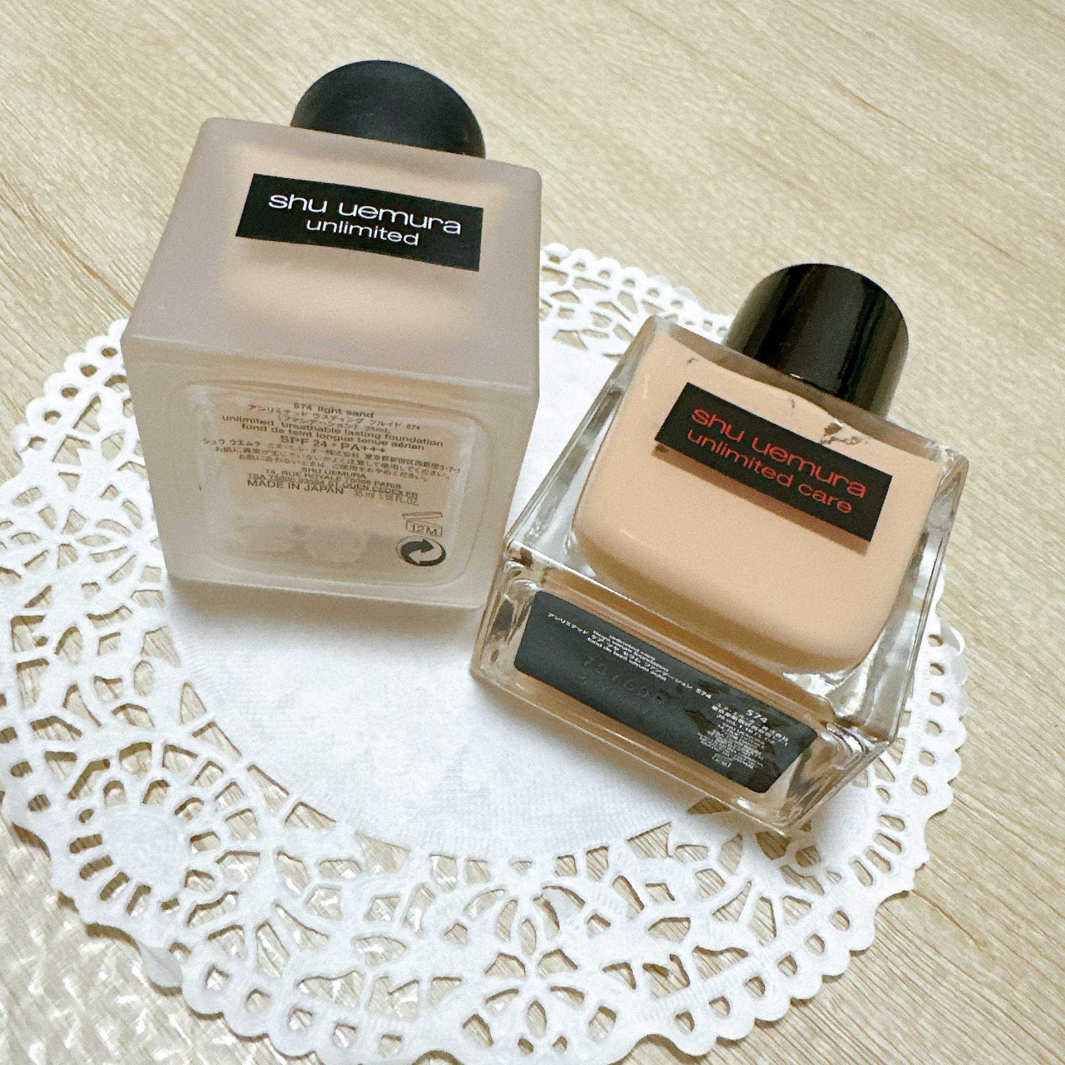 （旧）アンリミテッド ラスティング フルイド/shu uemura/リキッドファンデーションを使ったクチコミ（3枚目）