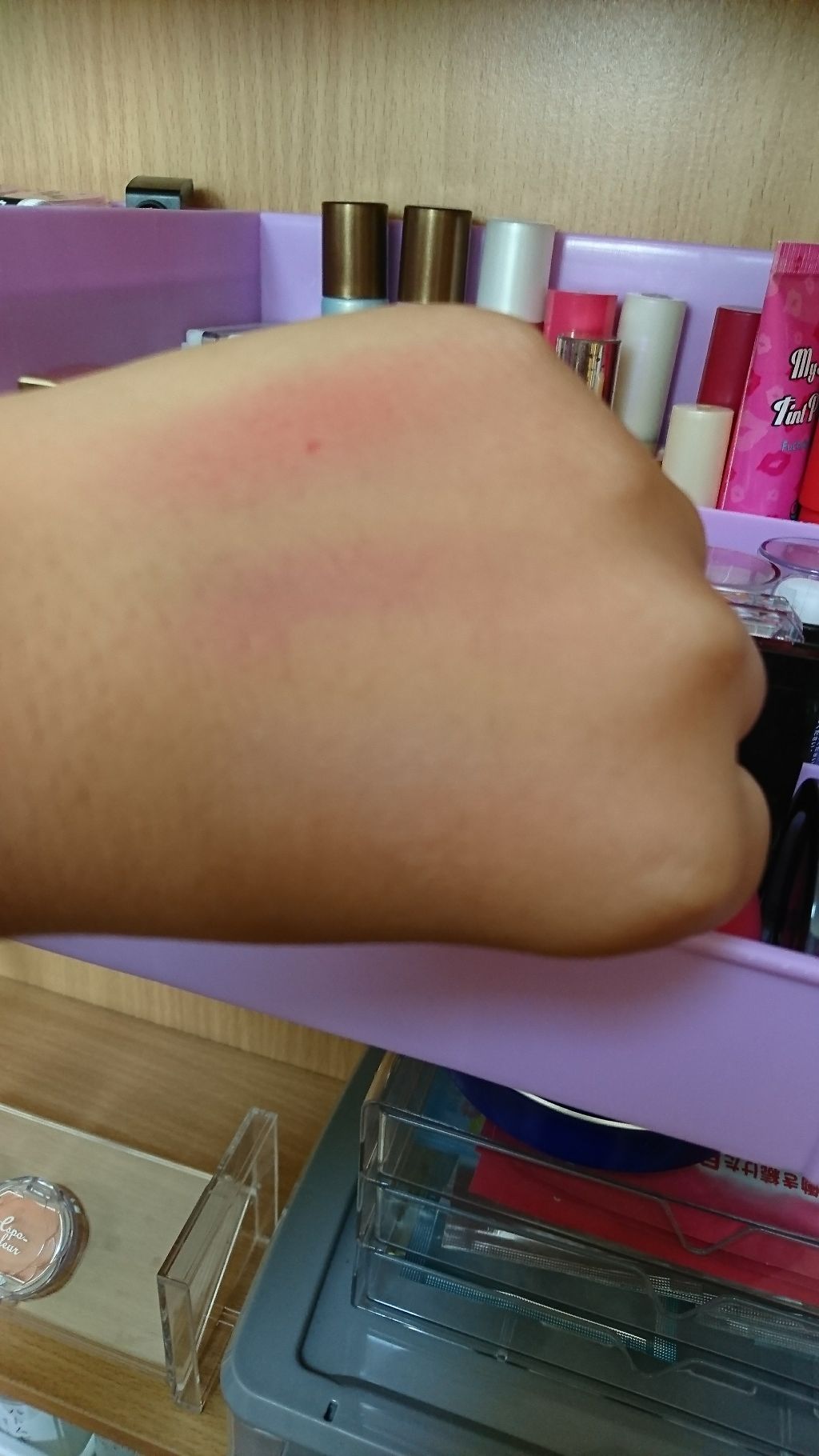 エスポルール パウダーチーク/DAISO/パウダーチークを使ったクチコミ(3枚目)