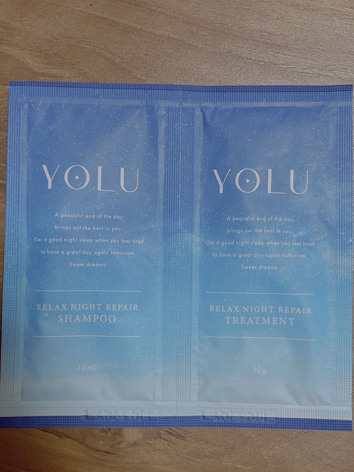 カームナイトリペアシャンプー／トリートメント/YOLU/市販シャンプーを使ったクチコミ（2枚目）