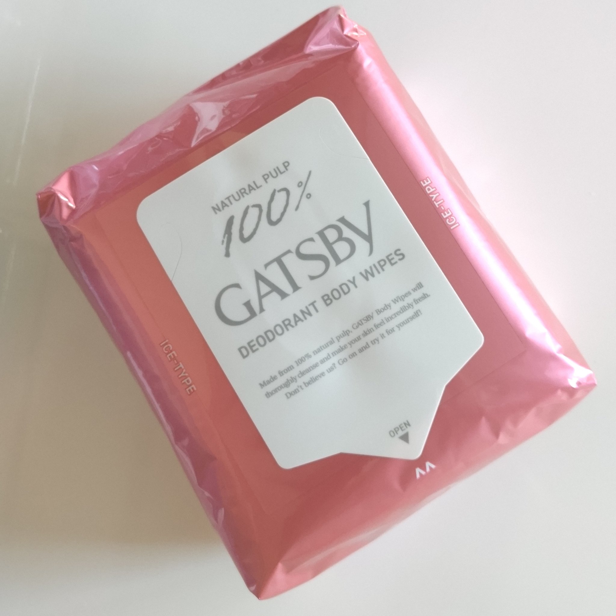 アイスデオドラント ボディペーパーN フリーズピーチ/ギャツビー/ボディシートを使ったクチコミ（2枚目）