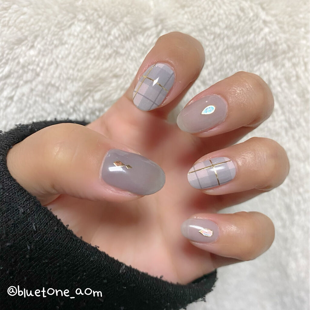 ジェルネイルシール/キャンドゥ/ネイルシールを使ったクチコミ（3枚目）