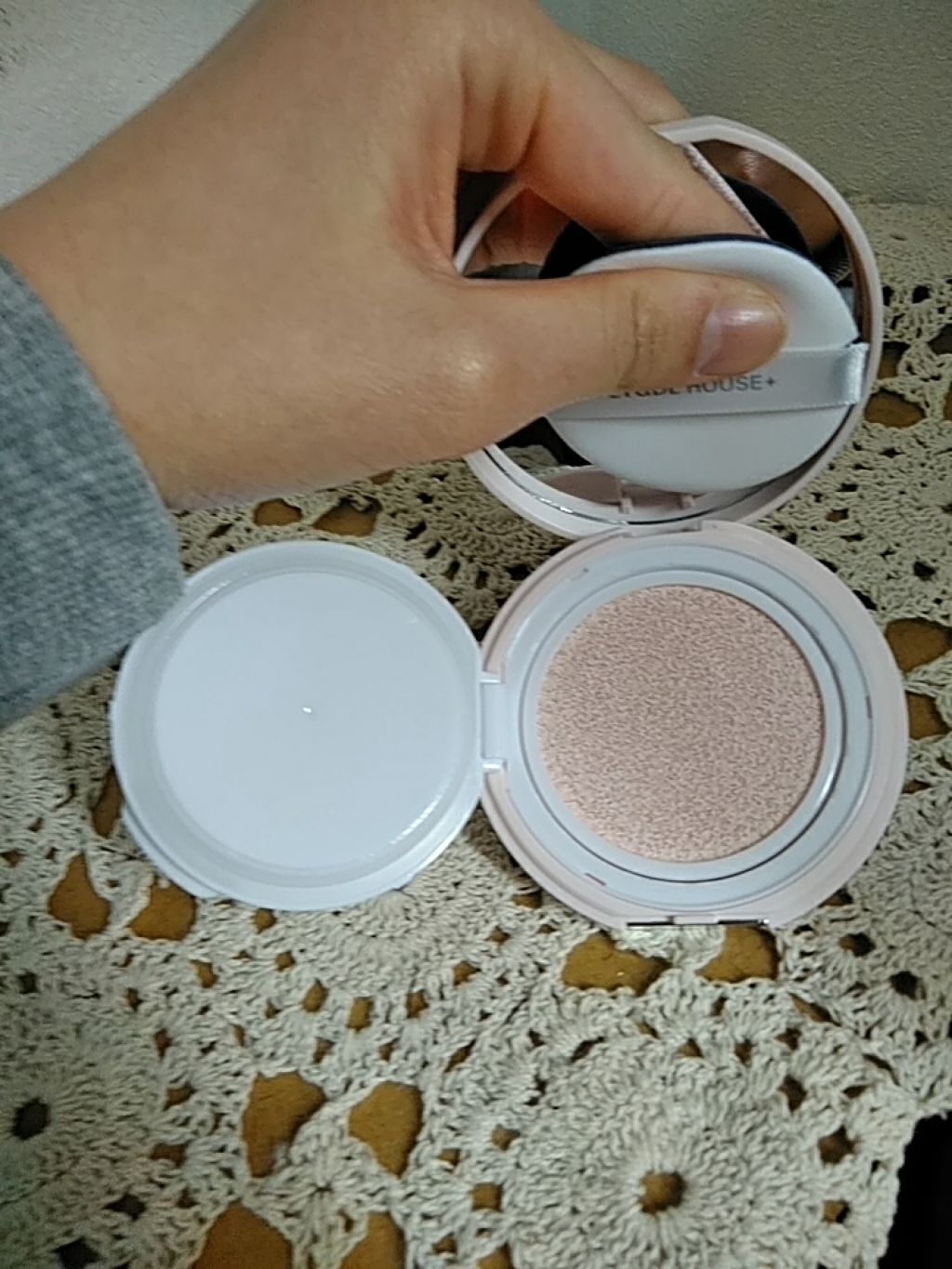 プレシャスミネラル マジカル エニークッション/ETUDE/化粧下地を使ったクチコミ（2枚目）