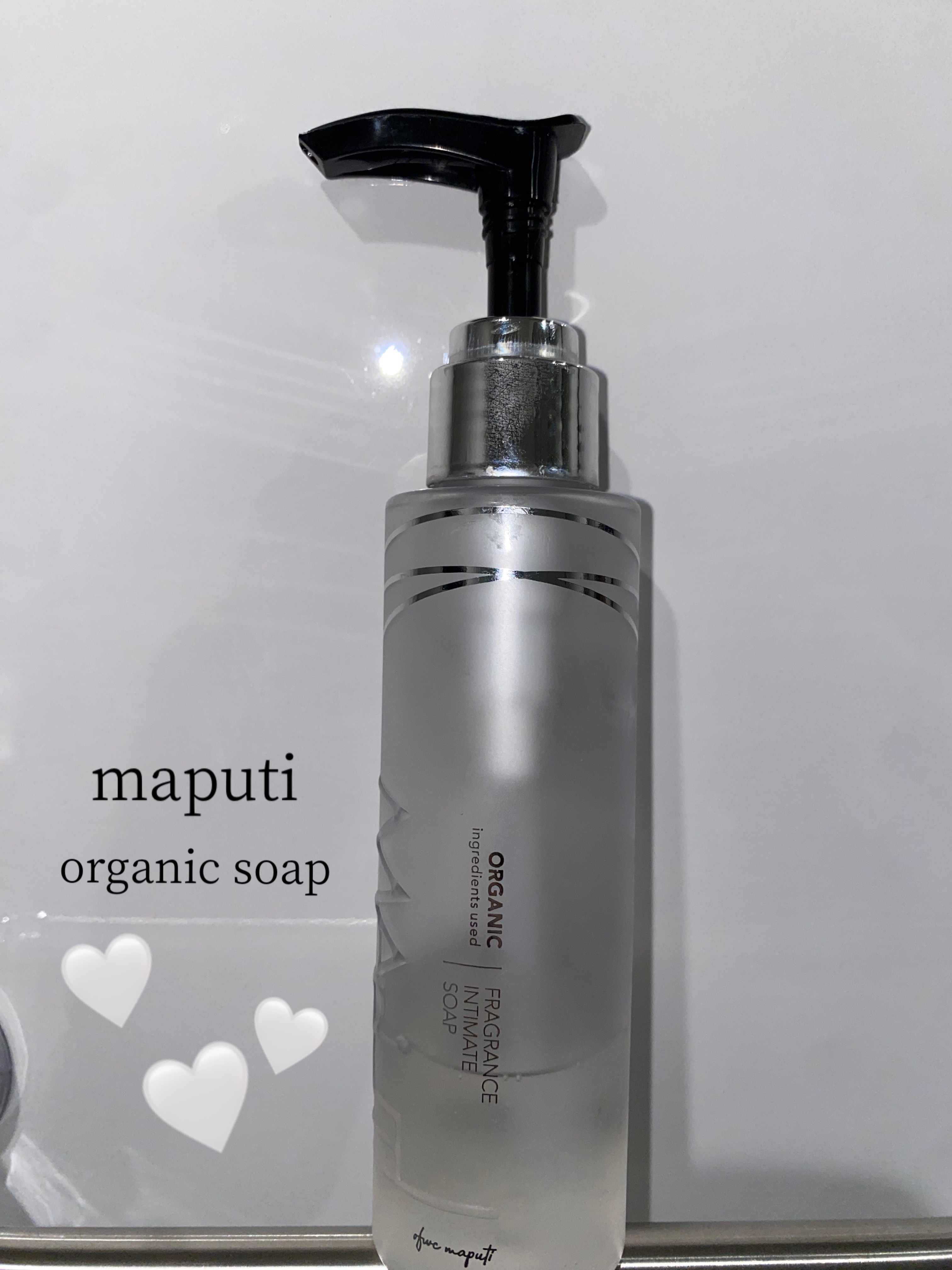 オーガニックフレグランスインティメイトソープ MAPUTI/MAPUTI/デリケートゾーンケアを使ったクチコミ（1枚目）