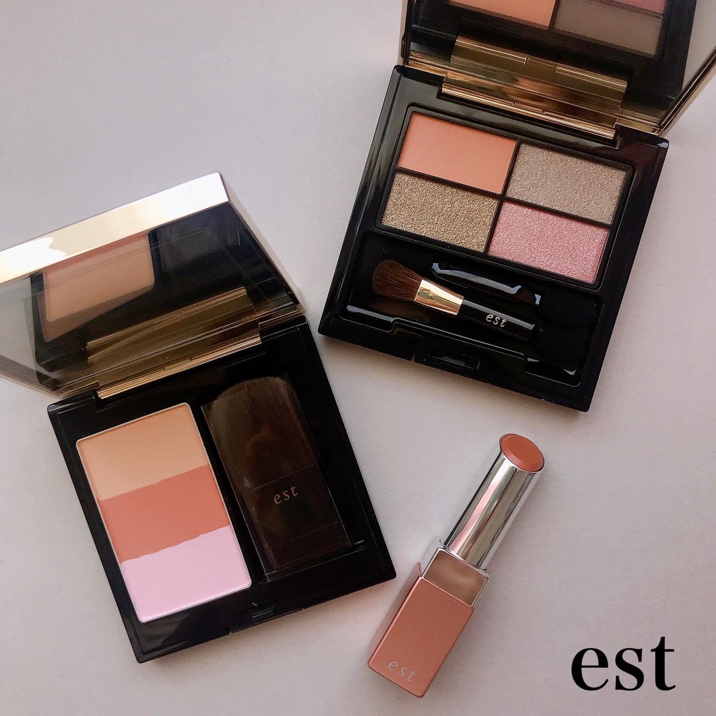 ピュア クラリティ シアー アイシャドウ/est/アイシャドウパレットを使ったクチコミ（1枚目）