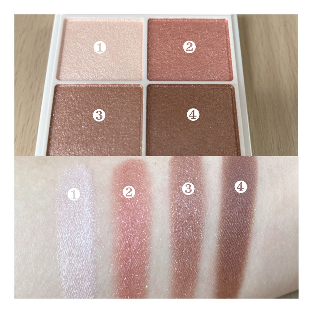 シルキースフレアイズ/キャンメイク/アイシャドウパレットを使ったクチコミ(2枚目)