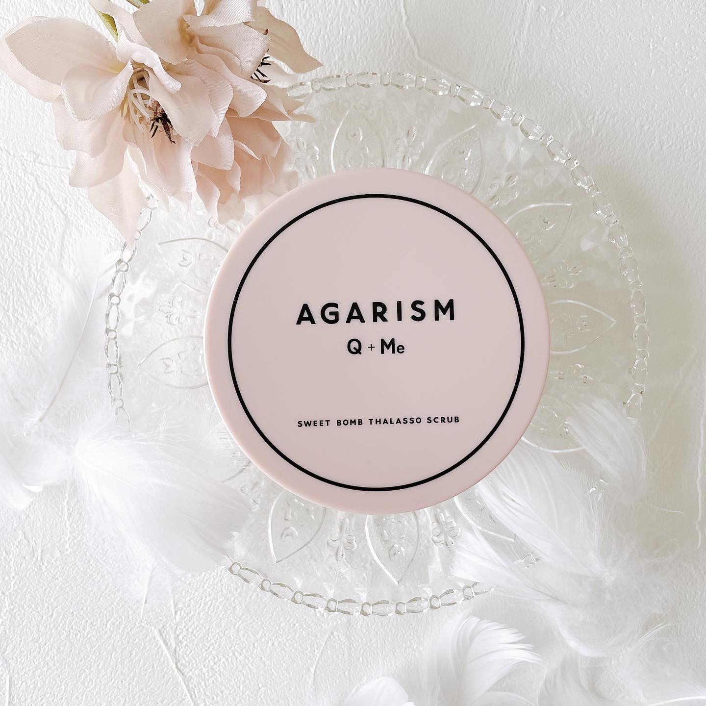Q+Me スウィート ボム タラソ スクラブ/AGARISM/バストケア・ヒップケアを使ったクチコミ（1枚目）