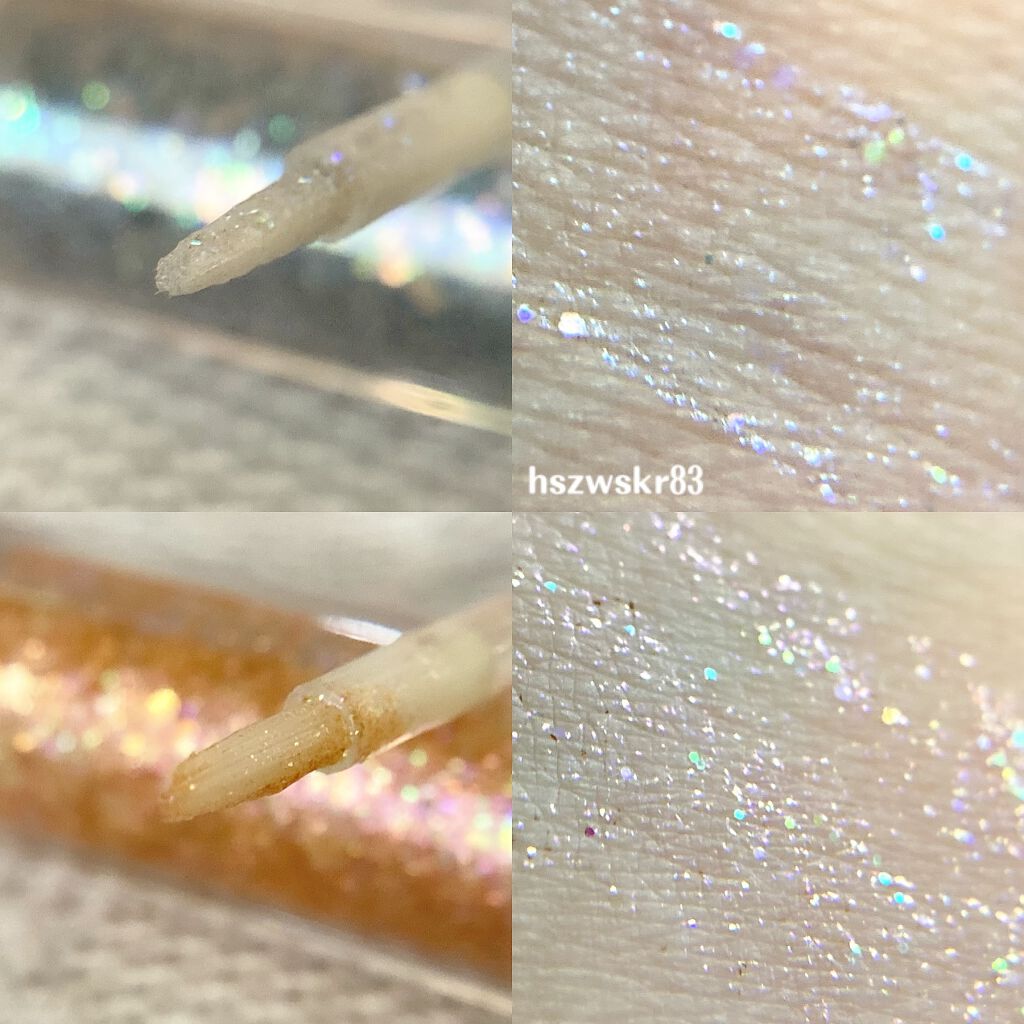 リキッド グリッター シャドウ/rom&nd/グリッターを使ったクチコミ(5枚目)