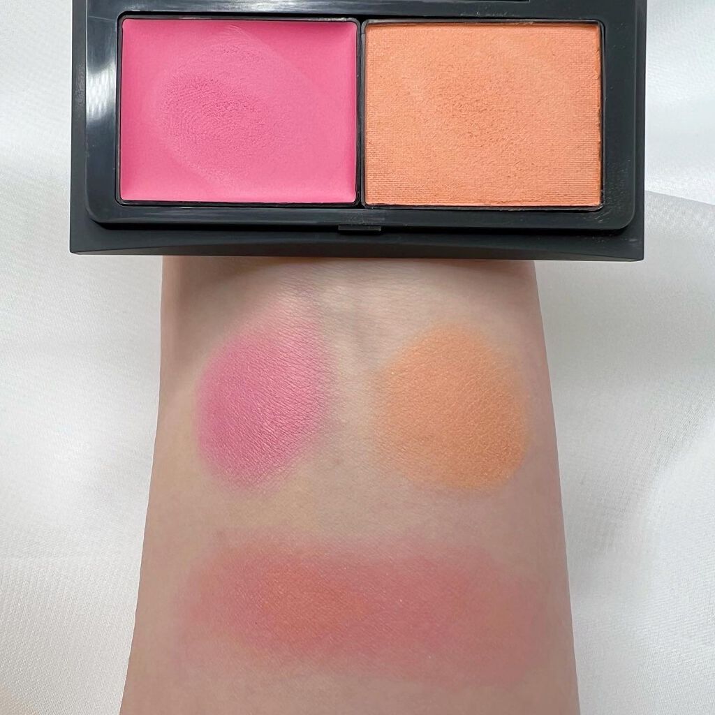 ブロウンアウェイ ブラッシュデュオ/THREE/ジェル・クリームチークを使ったクチコミ（2枚目）