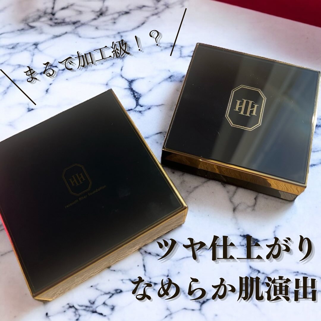 レタッチフィルターファンデーション #ラテ/H×H/クッションファンデーションを使ったクチコミ（1枚目）