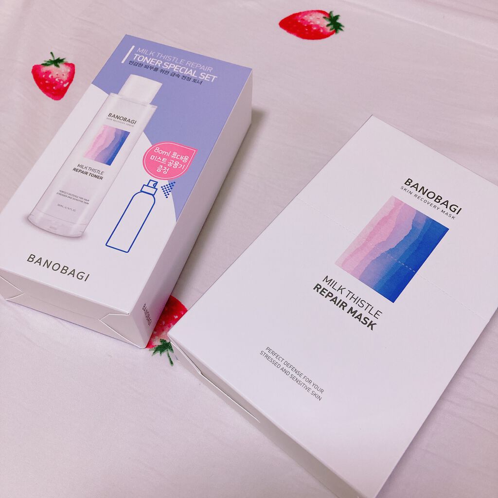 ミルクシスル リペアマスク/BANOBAGI/シートマスク・パックを使ったクチコミ（1枚目）