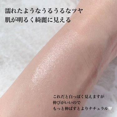 ディップイン グロウ クリームハイライター   01 pearl dew /DECORTÉ/クリームハイライトを使ったクチコミ（3枚目）