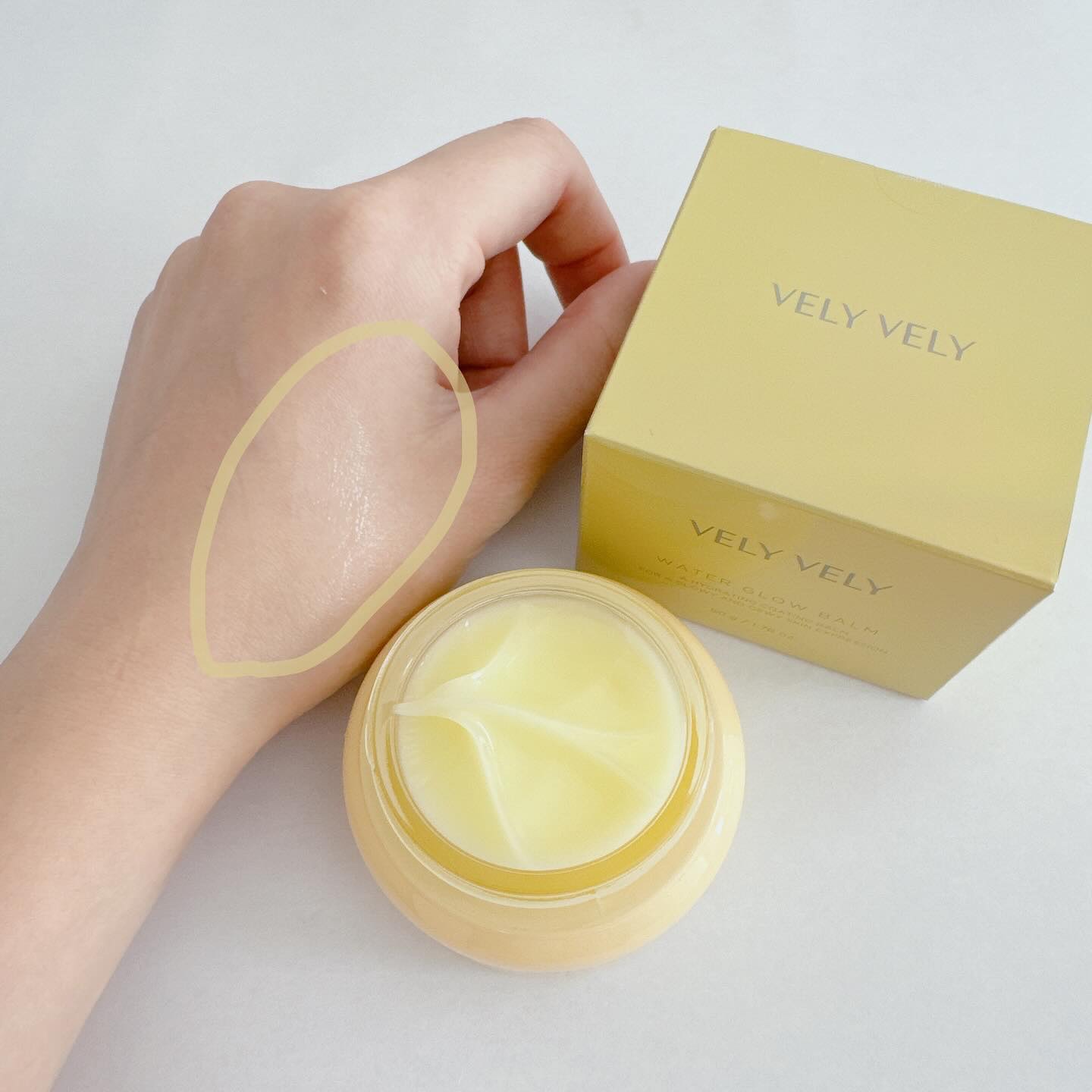ウォーターグローバーム/VELY VELY/フェイスクリームを使ったクチコミ（3枚目）