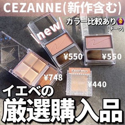 チークブラッシュ/CEZANNE/パウダーチークを使ったクチコミ(1枚目)