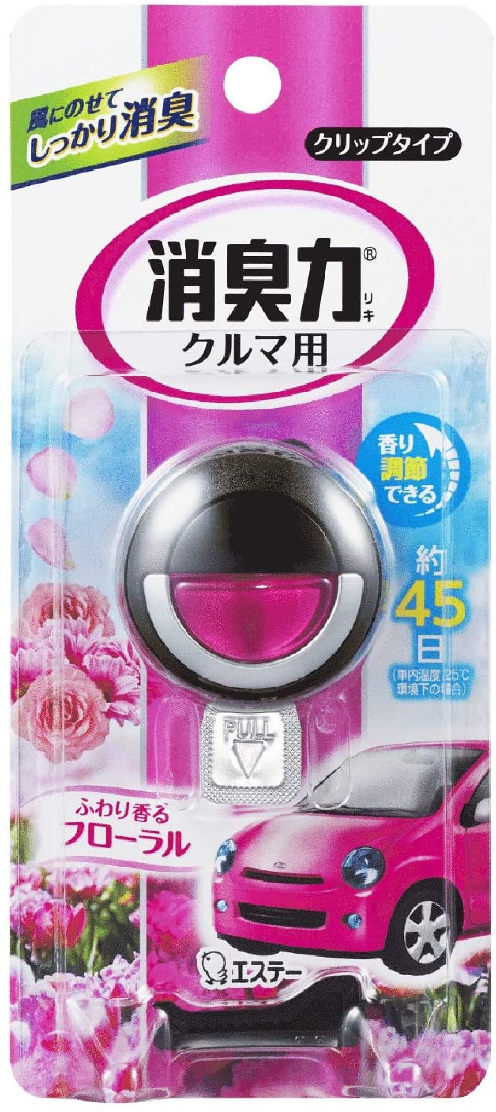 クルマの消臭力 クリップタイプ フローラル