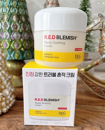 レッドブレミッシュ リペアスージングクリーム/Dr.G/フェイスクリームを使ったクチコミ(4枚目)