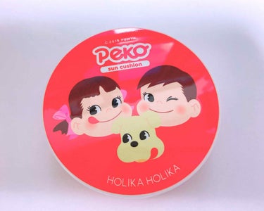 Holika Holika ペコちゃん ハードカバー パーフェクト クッション /HOLIKA HOLIKA/クッションファンデーションを使ったクチコミ（3枚目）