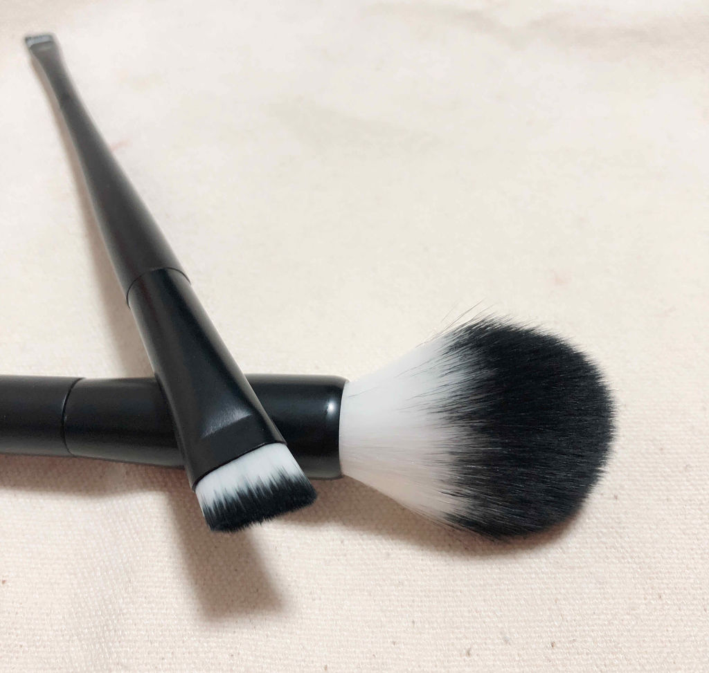 UR GLAM　FACE BRUSH/U R GLAM/メイクブラシを使ったクチコミ（2枚目）