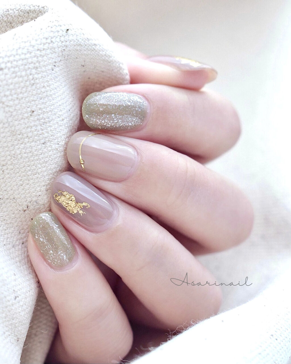 ムードペブルネイル/rom&nd/マニキュアを使ったクチコミ（1枚目）