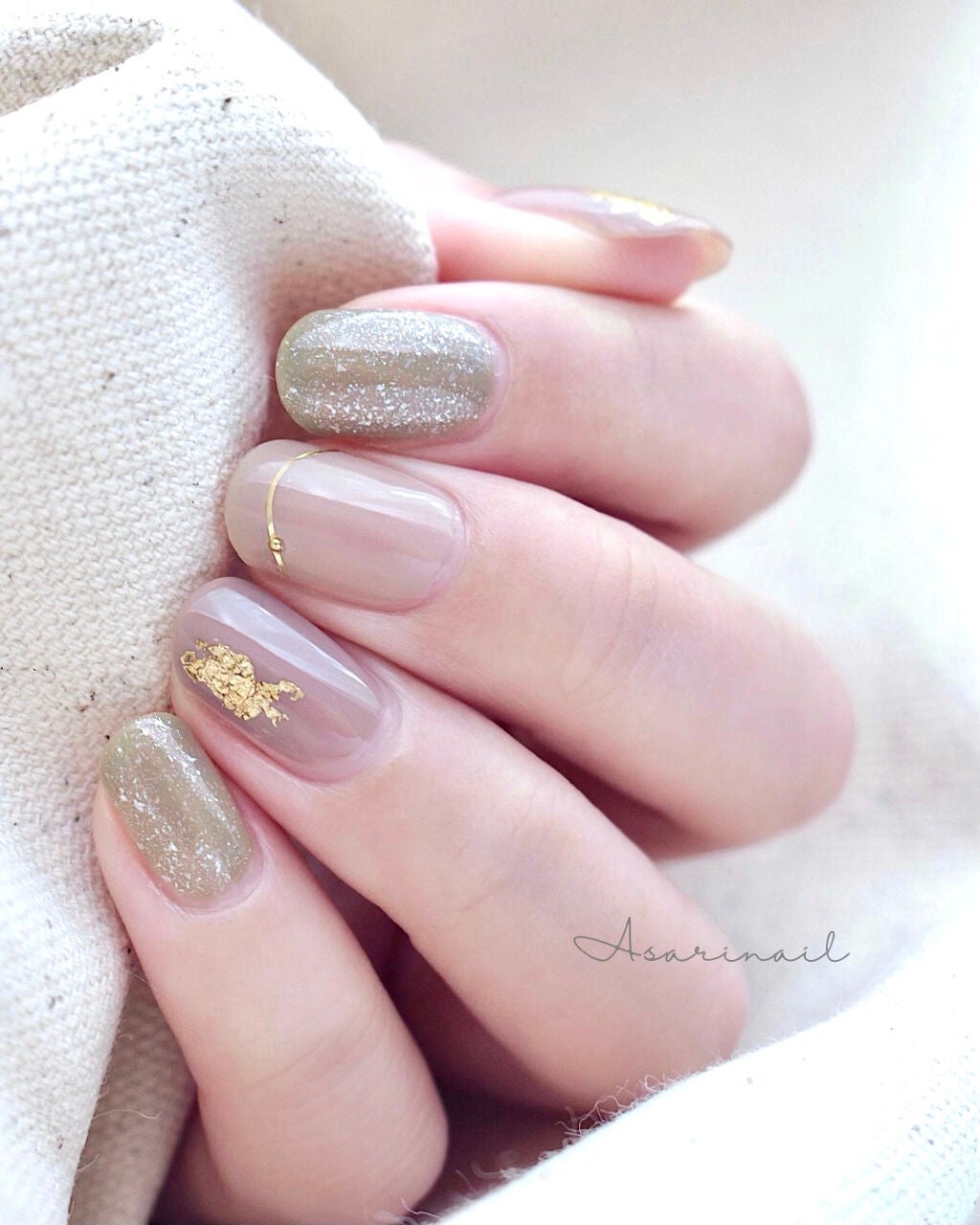 ムードペブルネイル/rom&nd/マニキュアを使ったクチコミ(1枚目)