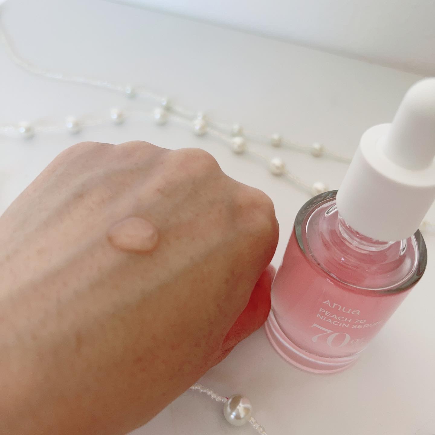 桃70%ナイアシンセラム/Anua/美容液を使ったクチコミ（3枚目）