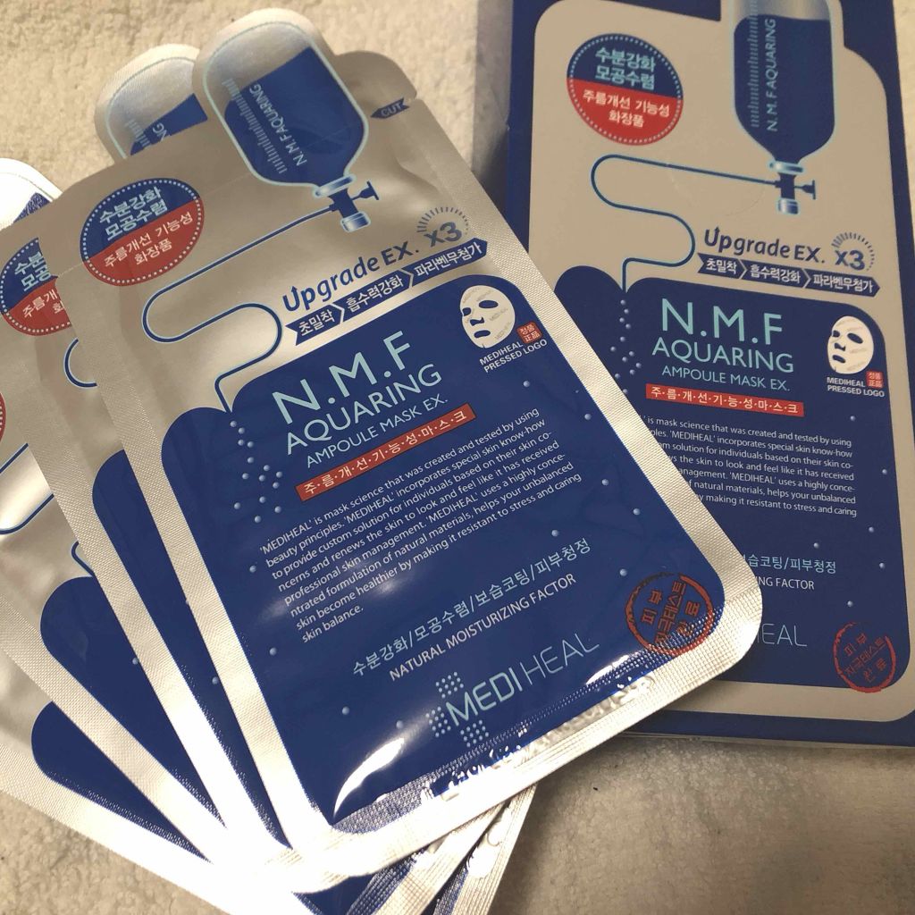 N.M.FアクアアンプルマスクJEX/MEDIHEAL/シートマスク・パックを使ったクチコミ(1枚目)