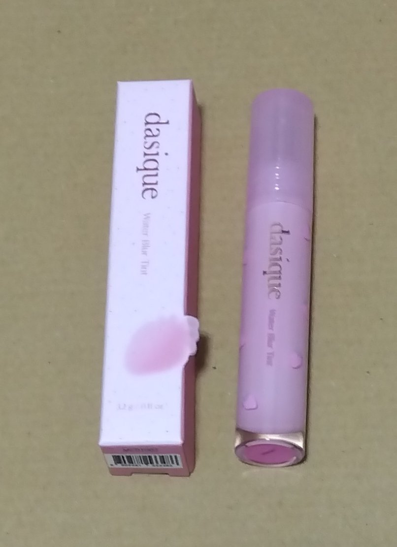 ウォーターブラーティント 07 ラベンダークリーム/dasique/リップティントを使ったクチコミ（1枚目）