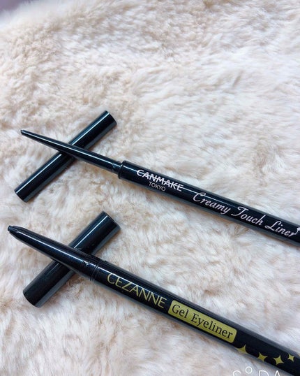 ジェルアイライナー/CEZANNE/ジェルアイライナーを使ったクチコミ(2枚目)